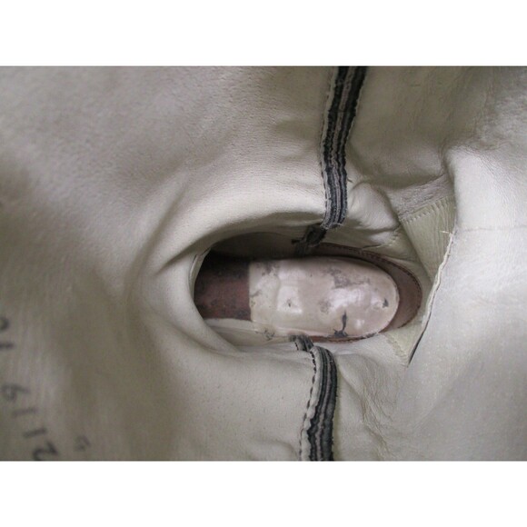 VINTAGE Olathe Cowboy Boots Mens 10 AA Extra Narrow Black Leather Western USA - Picture 16 of 16